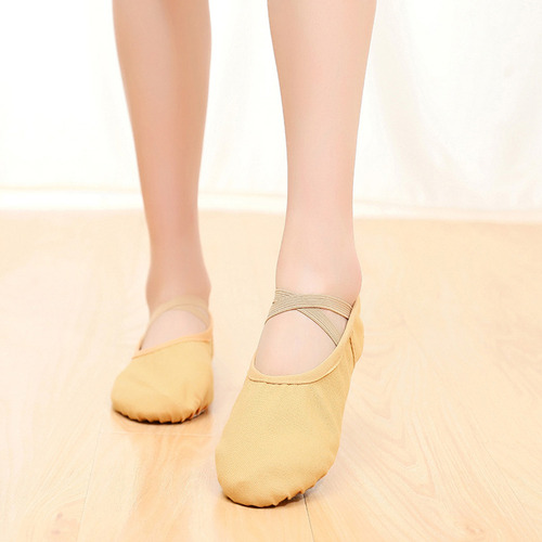 Zapatillas De Ballet Transpirables Sin Cordones Para Niños Y