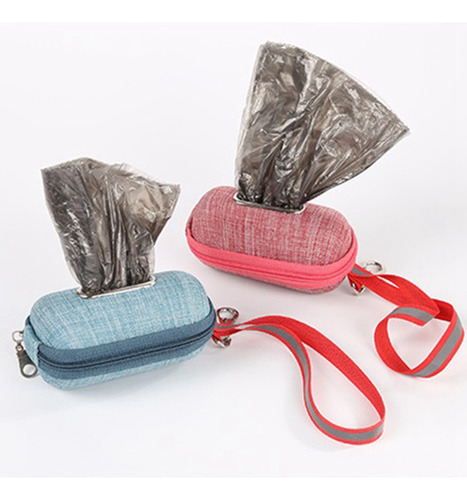 Dispensador Portátil De Bolsas Para Excrementos De Perros Y