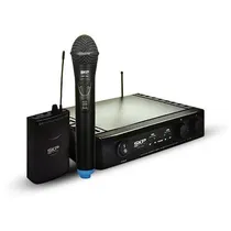 Comprar Microfono Inalambrico Skp Uhf-282 + Corbatero + Vincha 