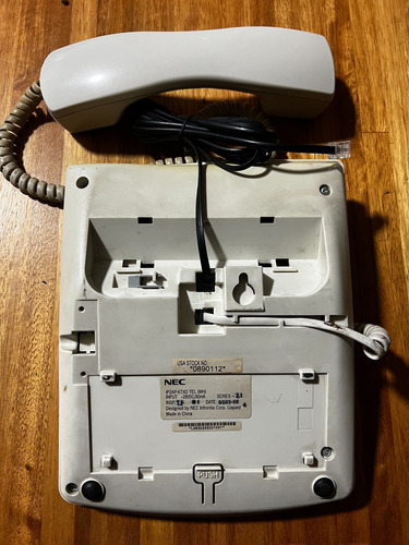 Teléfono Nec Ip2ap-6txd Para Oficina 6 Teclas Programable Gris (Usado)