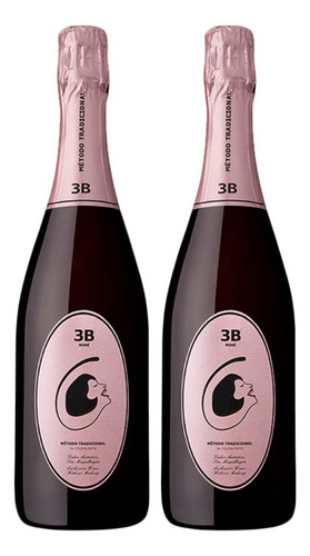 Kit 2 Espumantes 3b Rosé Portugal 750ml