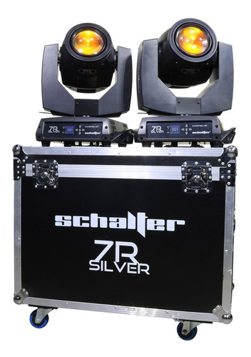 Schalter 7r Silver Cabeza Movil 230 Beam Light Gobos + Case