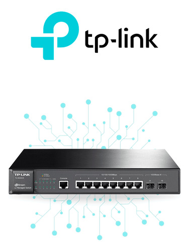 Switch Tp-link Gigabit Ethernet Tl-sg3210 8 Puertos 8000 Ent