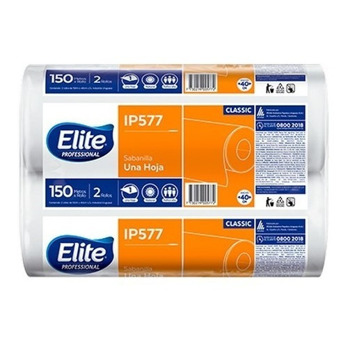 Papel Camilla Elite 150mts X 40cm X 2 Rollos - Ip577