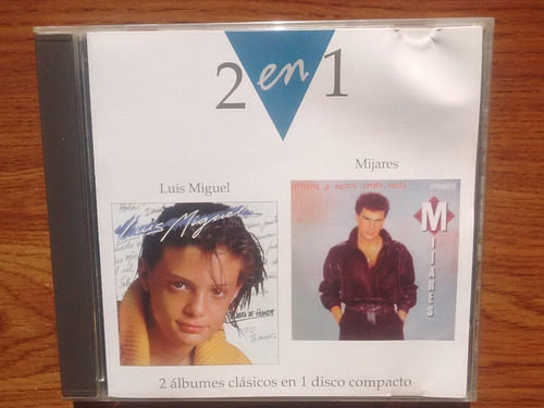 Luis Miguel/ Mijares 2 En 1. Cd Emi 1995
