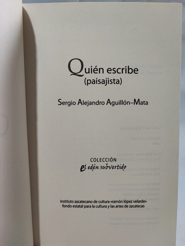 Quien Escribe (Usado)