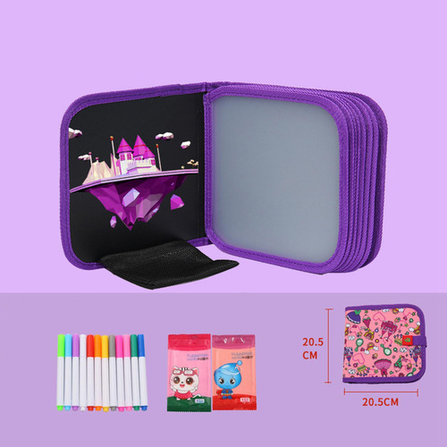 Juego De Libros De Borrables, Juguetes De Pintura, Estilo B