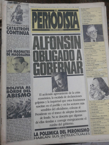 El Periodista De Buenos Aires Nº 21 * Febrero 1985 *