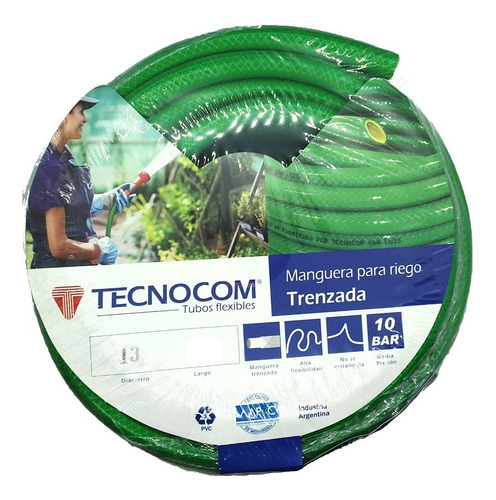 Carro Portamangueras Rehau + Manguera 3/4 X 25 Mts Aquaflex