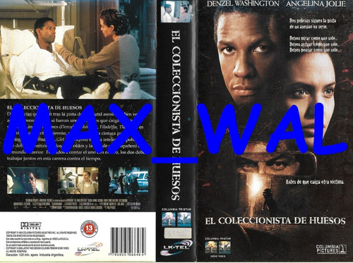 El Coleccionista De Huesos Vhs Denzel Washington The Bone Co