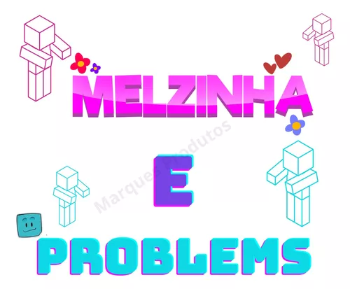 Boneco Melzinha 35 Cm Turma Problems Minecraft Algazarra