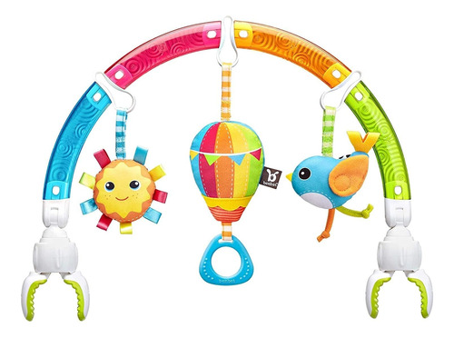 Benbat Baby Stroller Arch Toy Rainbow Dazzle Friends Play B.