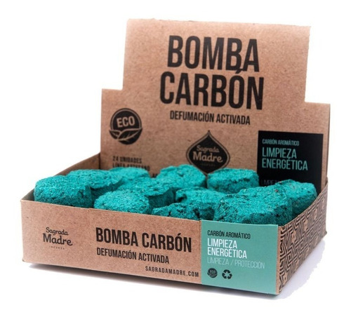 Bomba Carbon Aromatico X 24, Sagrada Madre X 1 Unidad