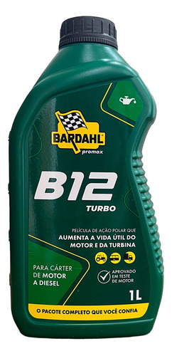 Aditivo Para Motor A Diesel Bardahl B12 Turbo Ação Polar 1l