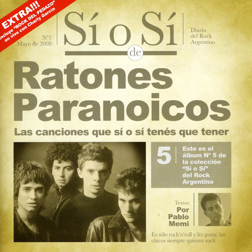 Ratones Paranoicos Los - Si O Si - Diario Del Rock Arge Cd