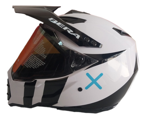 Casco Tipo Cross Road Bera Original 