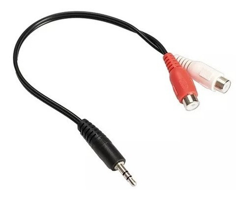 Cable Adaptador 2 Entradas 1 Salida Jack 3.5mm Audio