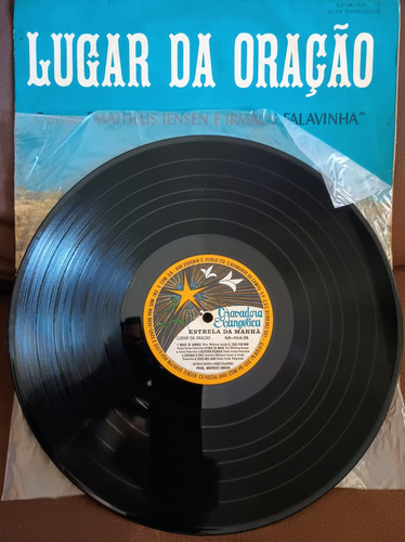 Lp Disco De Vinil Gospel Matheus Iensen - Lugar De Oração (Usado)