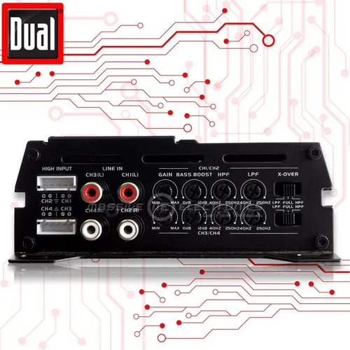 Amplificador De 4 Canales Dual Xpr84d 1000w Clase D en venta en