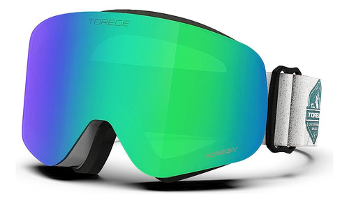 Torege Gafas De Esquí Anti Fog Dual-layer Uv Protection Snow