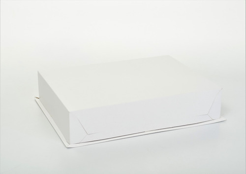Imagen 3 de 5 de Caja Base Bandeja + Tapa 36 X 27 X 7,5 Cm (x20 U.) Number Cakes Torta Número Catering Bauletto