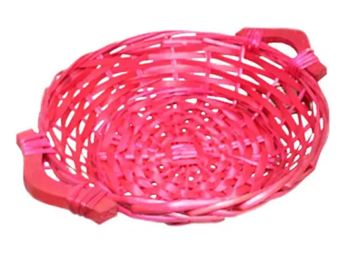 Canasta Redonda - Roja - 23 Cm - *
