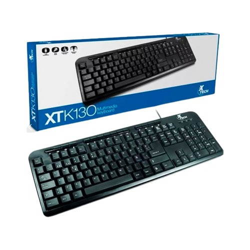 Teclado Xtech Xtk-130  Multimedia Usb