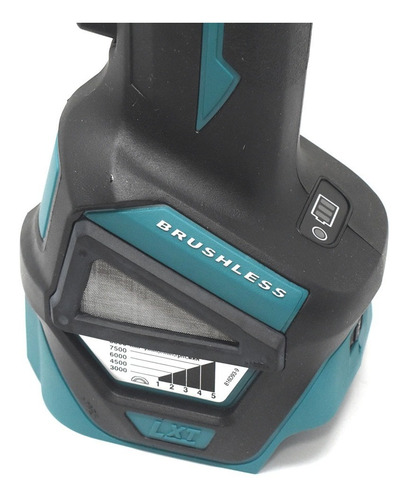 Imagen 3 de 9 de Amoladora Inalámbrica Makita 115 Mm Vel Variable Sin Batería