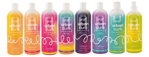 Kit Tratamiento Para Cabello Rizado Urban Curls Rizos 960 Ml