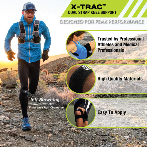 Soporte De Rodilla Pro-tec X-trac Con Doble Correa Para Rodi