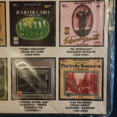 Grabaciones De Oro 1925 - 1953 Tango De Ayer 10 Disco Vinilo