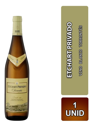 Vino Blanco Torrontés Etchart Privado 750ml