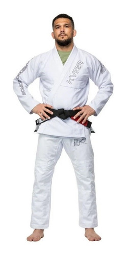Kimono Kvra Bjj Style Branco Jiu Jitsu Competidor Academia