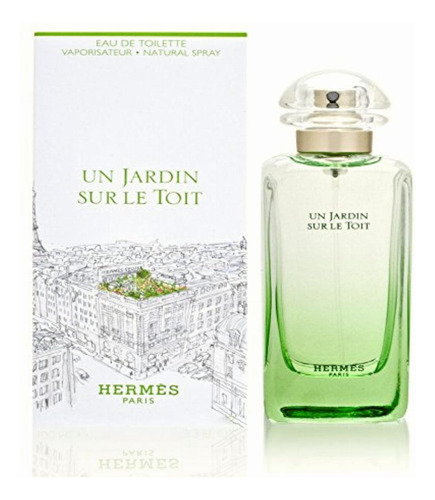 Un Jardin Sur Le Toit By Hermes Spray For Women, 1.6 Ounce