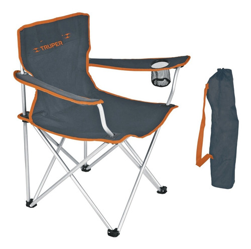 Silla De Playa Camping Portatil Plegable - Truper