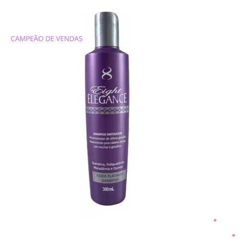 Shampoo Matizante Elegance Matizador 300 Ml