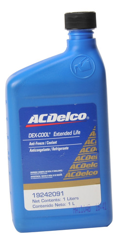 Liquido Refrigerante 1lt Dex-cool Organico Acdelco 100