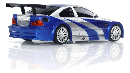 Auto Rc Drift 4wd Escala 1:43 Con Cono De Tráfico