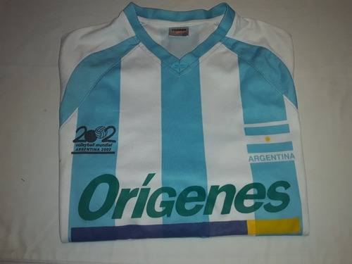 Imagen 5 de 5 de Camiseta Antigua Voley Mundial Argentina 2002. Topper T.s