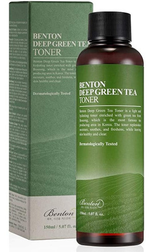 Tónico facial Benton Deep Green con té verde, 150 ml