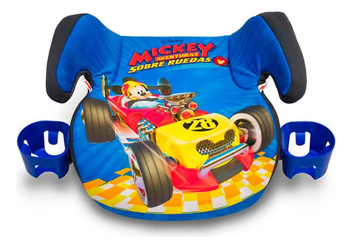 Booster Mickey Aventura Sobre Ruedas Para Auto Premium