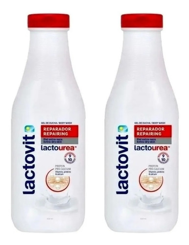 Gel De Baño Corporal Lactovit  2 Pzas De 600 Ml