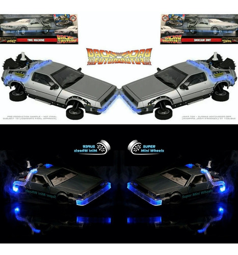 Volver Al Futuro Delorean Time Machine Luz Part Ii 1:24 Jada