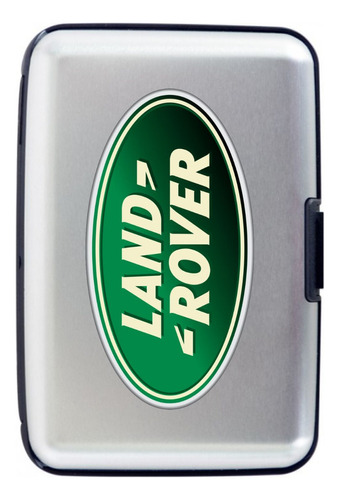 Billetera Land Rover Tarjetero Aluminio Porta Doc X