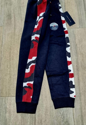 Jogger Pants Franjas Camo Camuflaje Niño Talla L