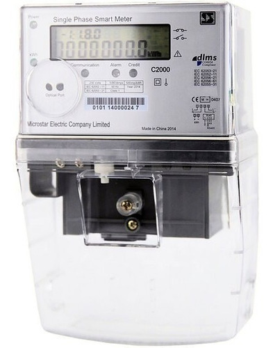 Imagen 1 de 2 de Contador Medidor Bidireccional Monofásico 120v C2000