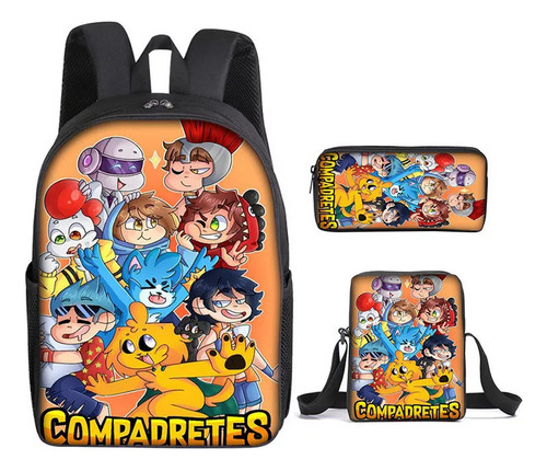 Mikecrack Mochila Escolar Mochila For Estudiantes 3pcs/set