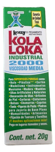 Kola Loka Industrial Mod 2000 20gramos Media Viscosidad
