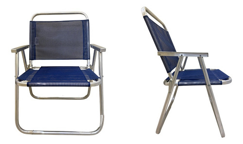 Cadeira De Praia Conforto Oversize 140kg Sanete Ronchetti