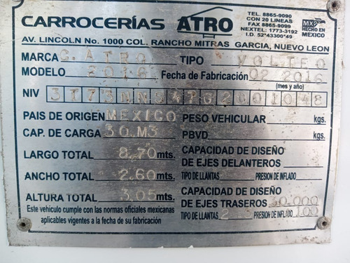 Imagen 8 de 9 de Góndola Atro 2016 2 Ejes Retráctiles